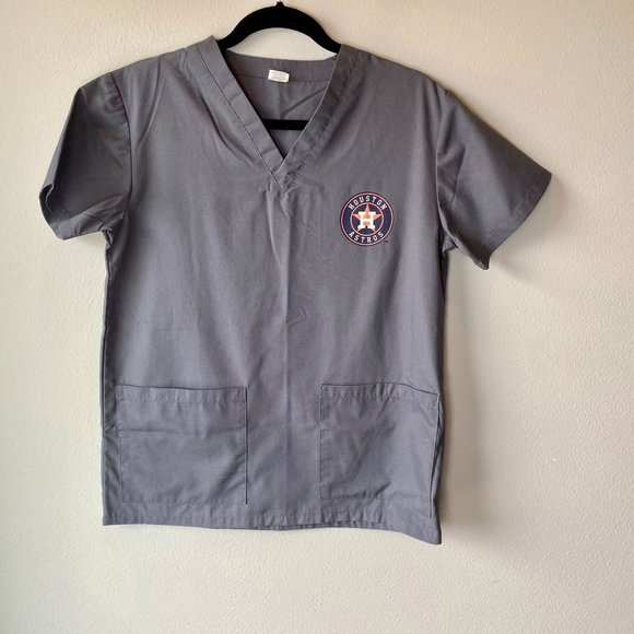 Shirts Astros Scrubs Top Gray S Poshmark